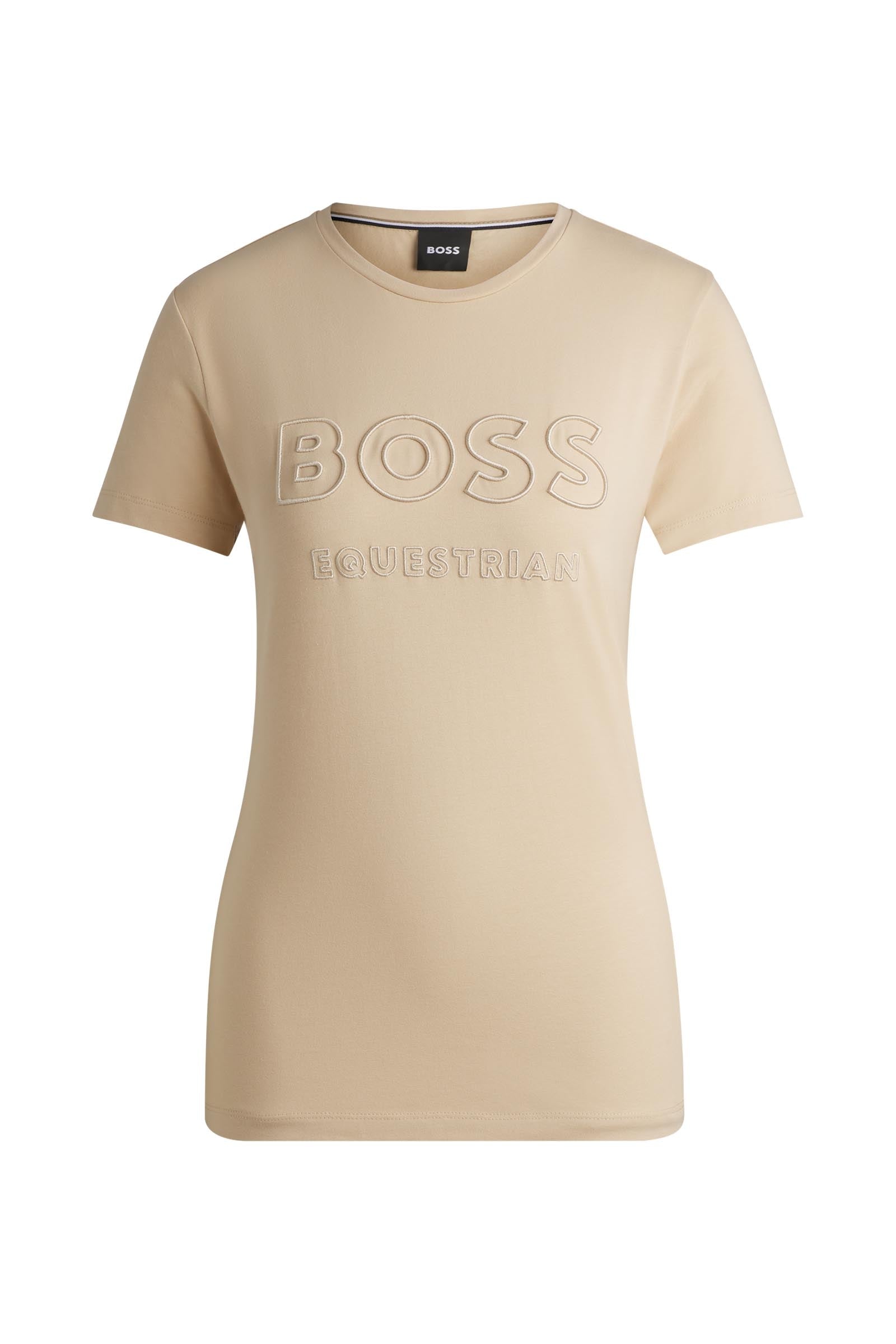 Boss Maya Damen-T-Shirt mit Stickerei Damen Reitbekleidung