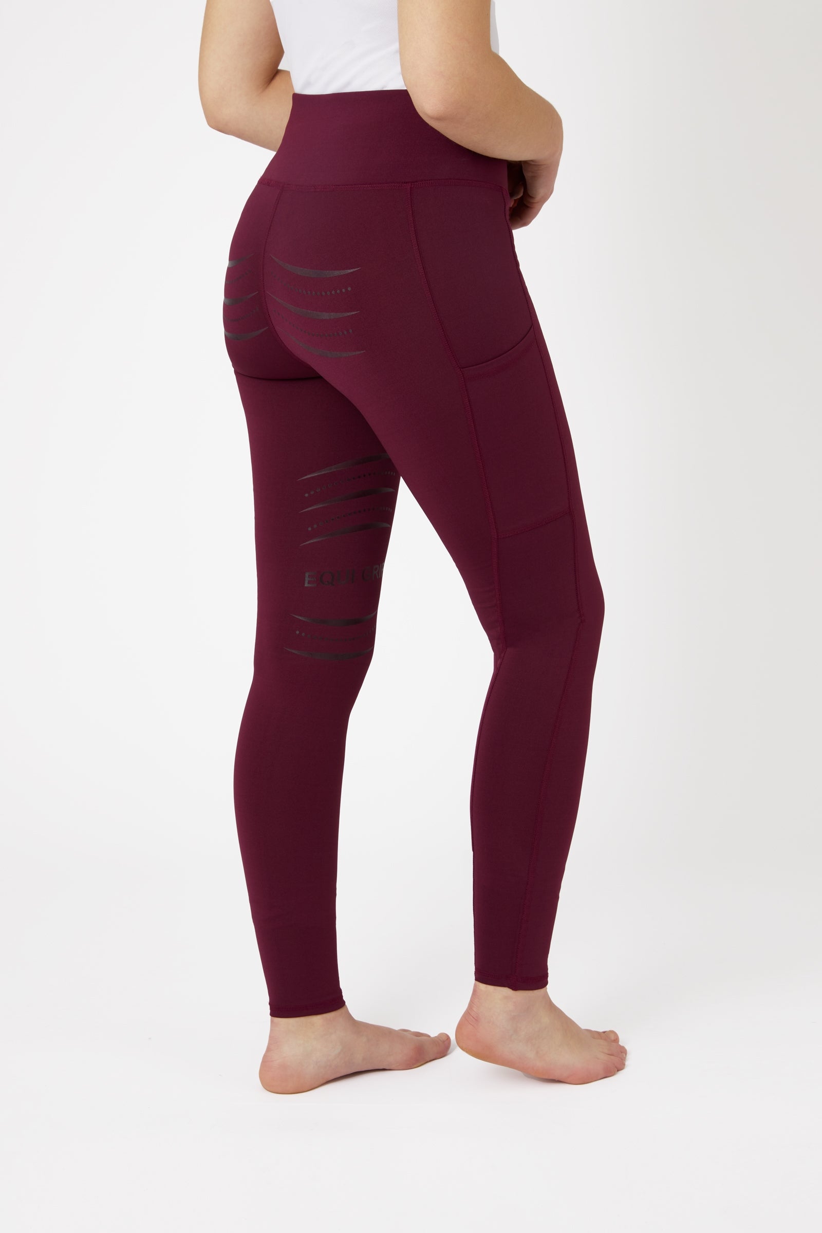 Horze Reitleggings für Damen mit Silikonvollbesatz und Handytaschen Womens Breeches